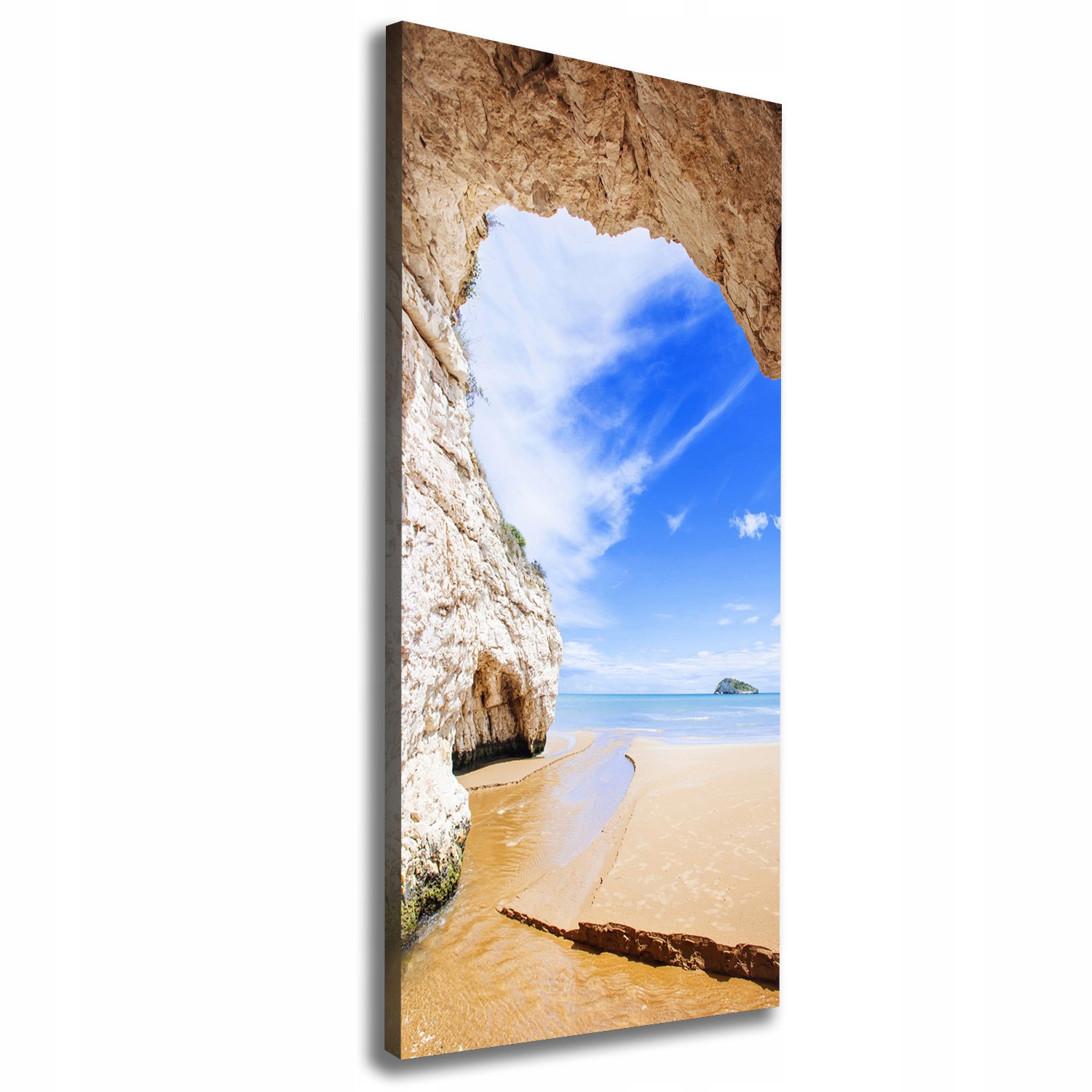 

Foto obraz na płótnie Jaskinia nad morzem 50x125cm