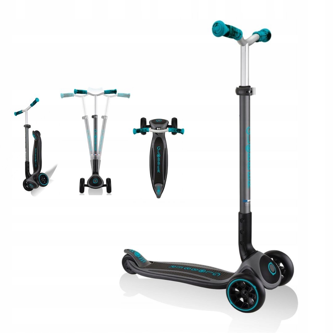 Lekka hulajnoga dla dziecka składana z regulacją 3 kołowa Globber Master