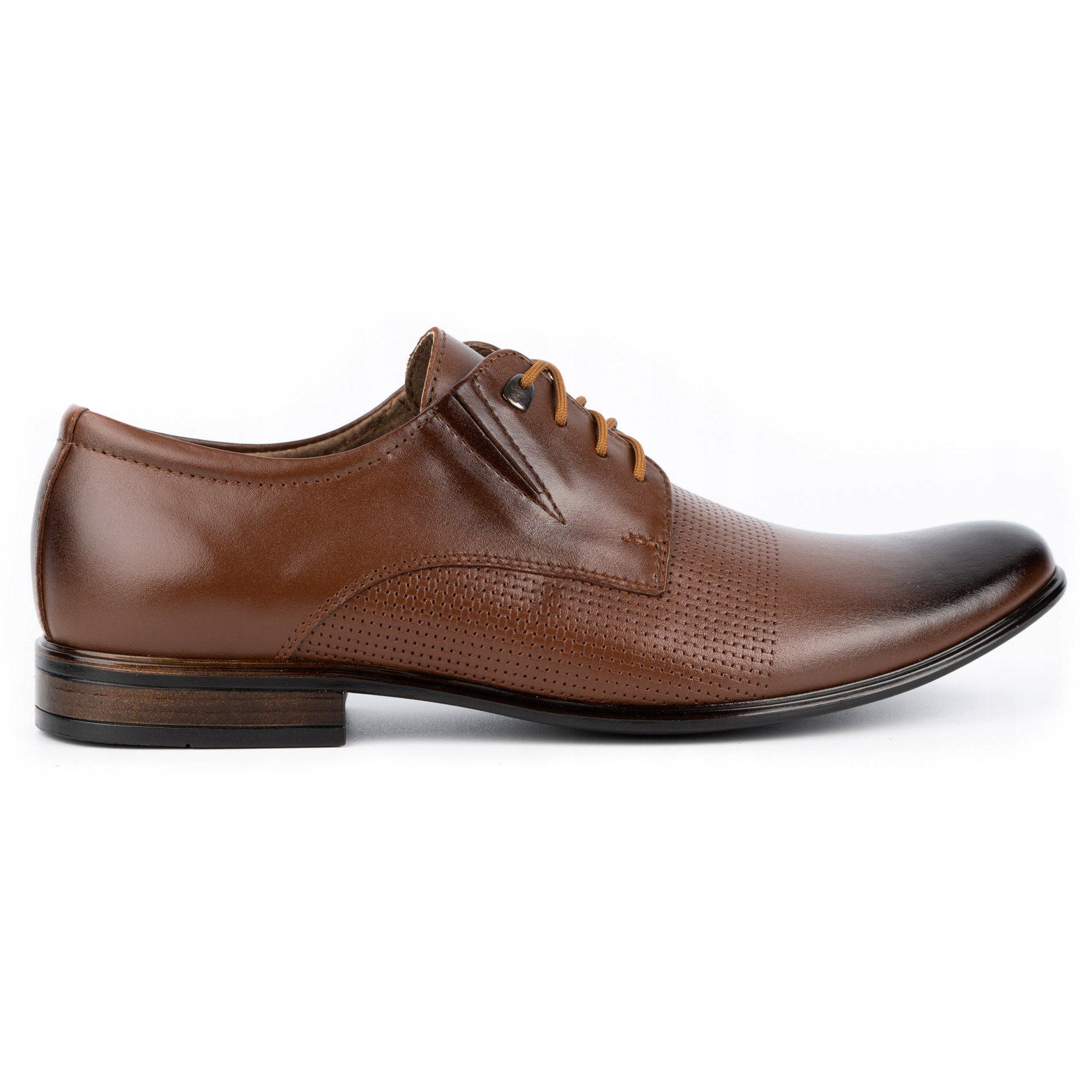 

Buty męskie skórzane 302T3 brązowe 39