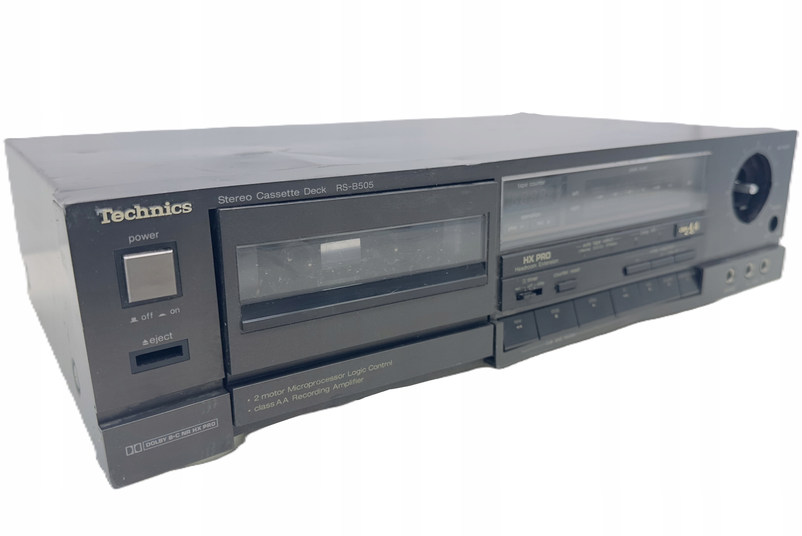 Кассетный магнитофон Technics Deck RS-B505 черный