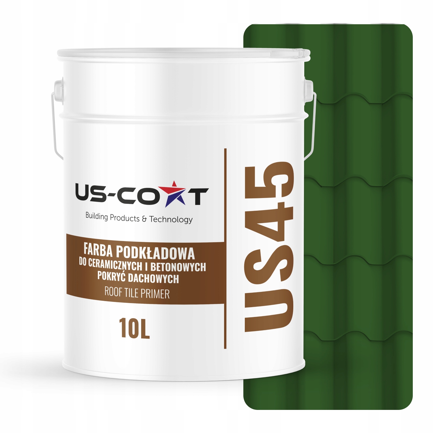 Podkladová Farba Keramickej Strechy Zelená Listnatá Ral 6002 Mat 10L 71 m2