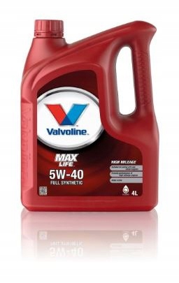 

Olej silnikowy syntet. Valvoline MaxLife 4l 5W40