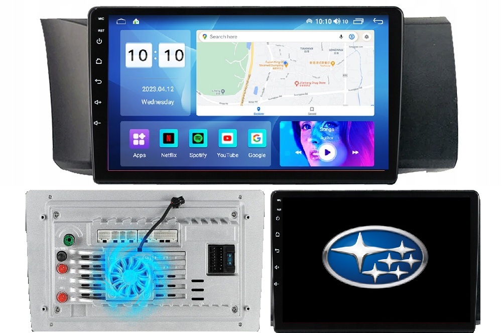 Radio Nawigacja Android Subaru Brz Toyota GT86 Wentylator 2/64GB 8core