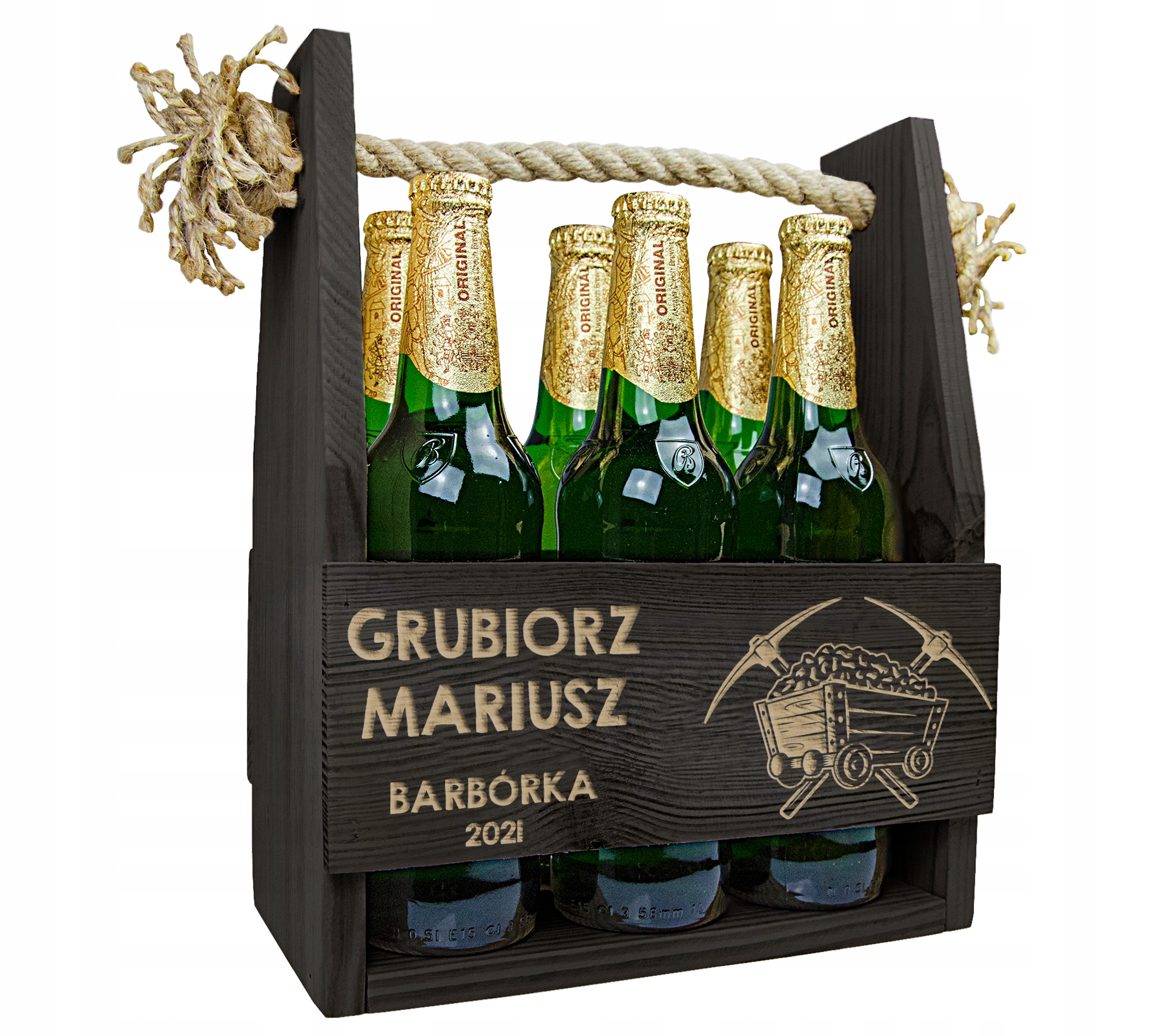 

Dla Górnika Barbórka Nosidło Na Piwo