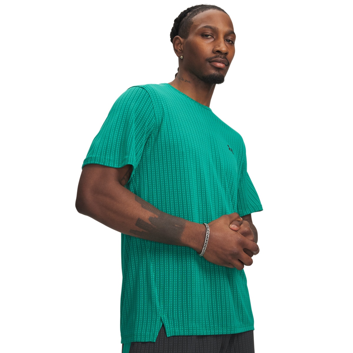 Męska koszulka treningowa Under Armour Tech Vent Jacquard Turkusowy M