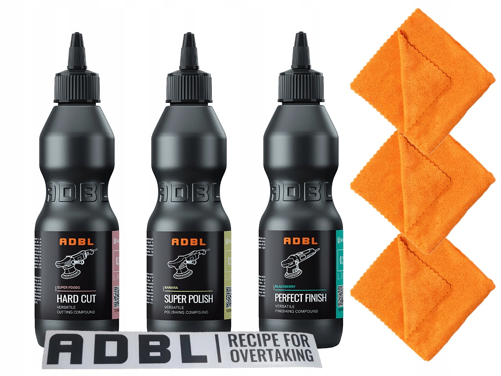 Zestaw Past polerskich ADBL HARD CUT FINISH POLISH