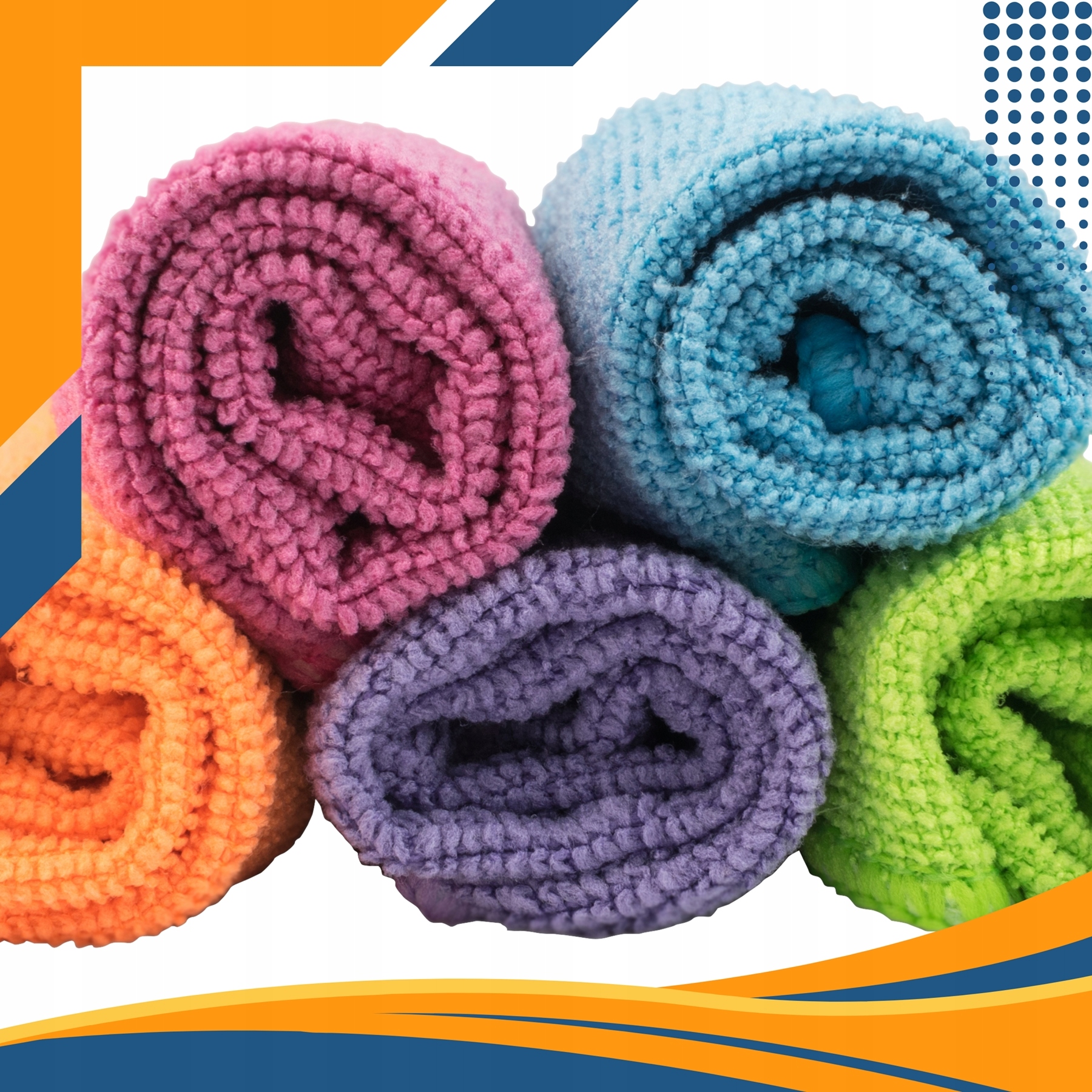 12x MIĘKKA ŚCIERKA ŚCIERECZKA KUCHENNA Z MIKROFIBRY 30x30cm WYSOKA JAKOŚĆ Długość (cm) 30 cm