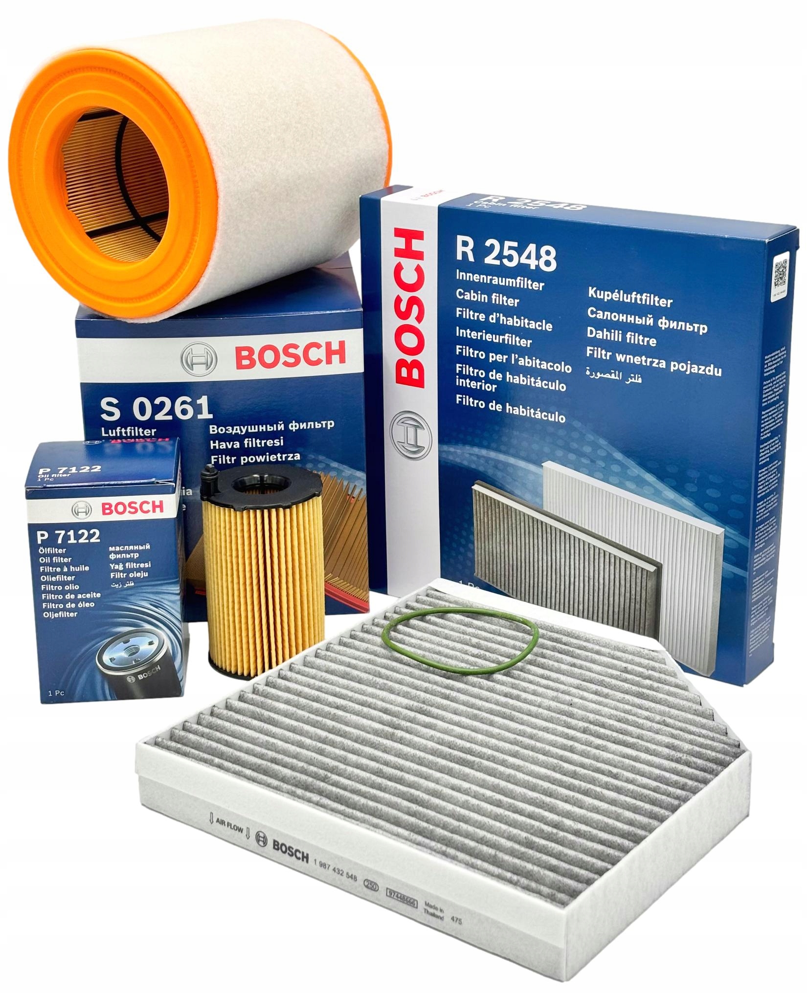 Bosch Sada Filtrů Audi A6 C7 Allroad III 12-17 3.0 Tdi 150kW (204k) 180kW (245k) 230kW (313k)