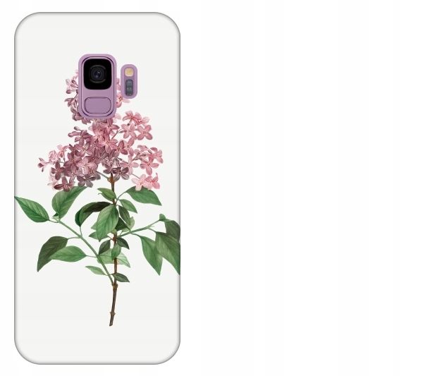 

Etui pokrowiec Samsung Galaxy S9 Kwiat różowy akwa