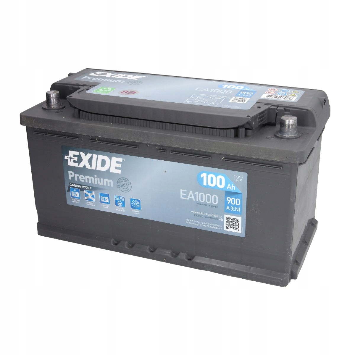 Baterie EXIDE PREMIUM 100Ah 900A P+ za 4683 Kč - Allegro