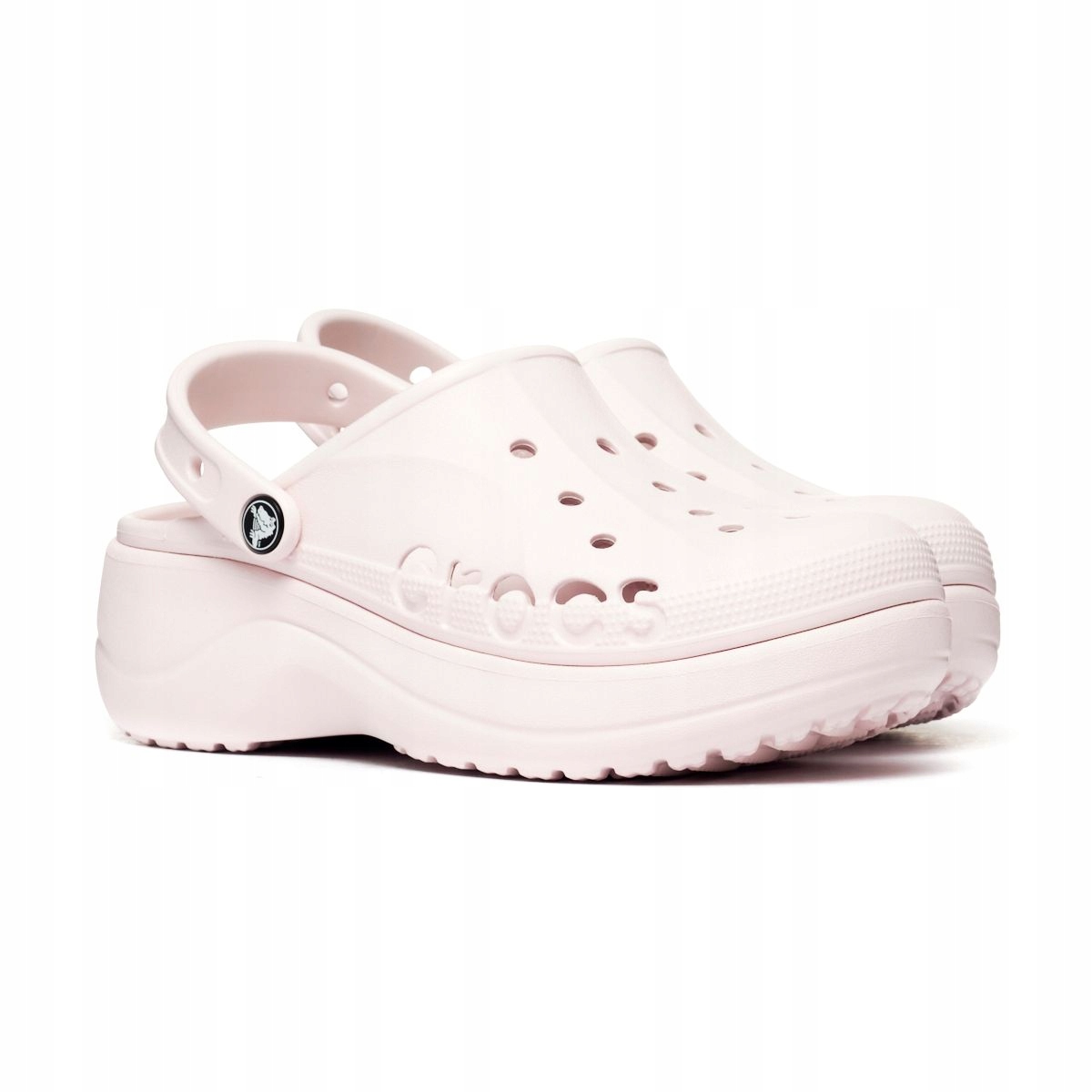 Nazouváky Crocs Baya Platform Clog Barely Pink 41-42 Dámské
