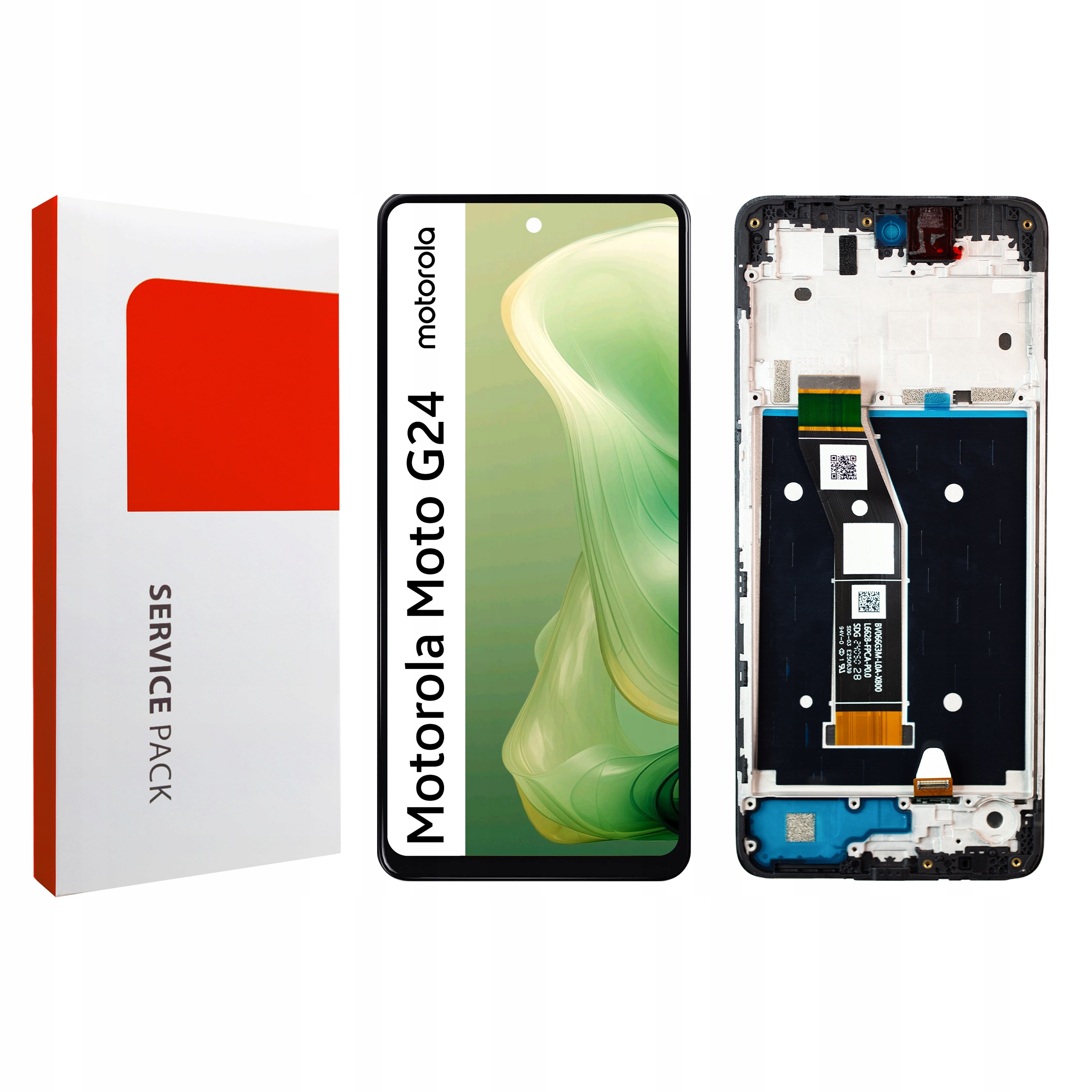 Displej s rámečkem pro Moto G24 Originál Zila LCD Panel