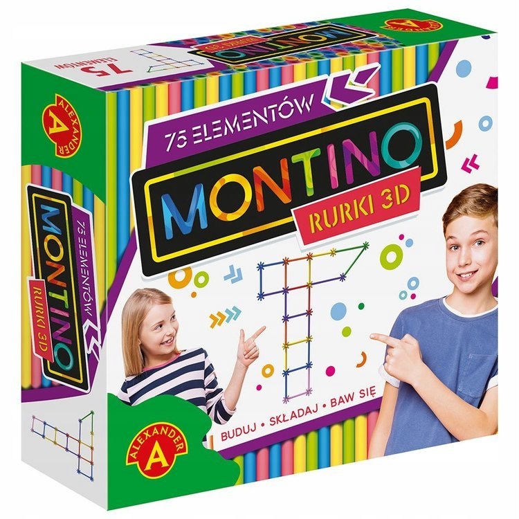 

Rurki 3D Montino 75 El. Słomki Alexander 2278