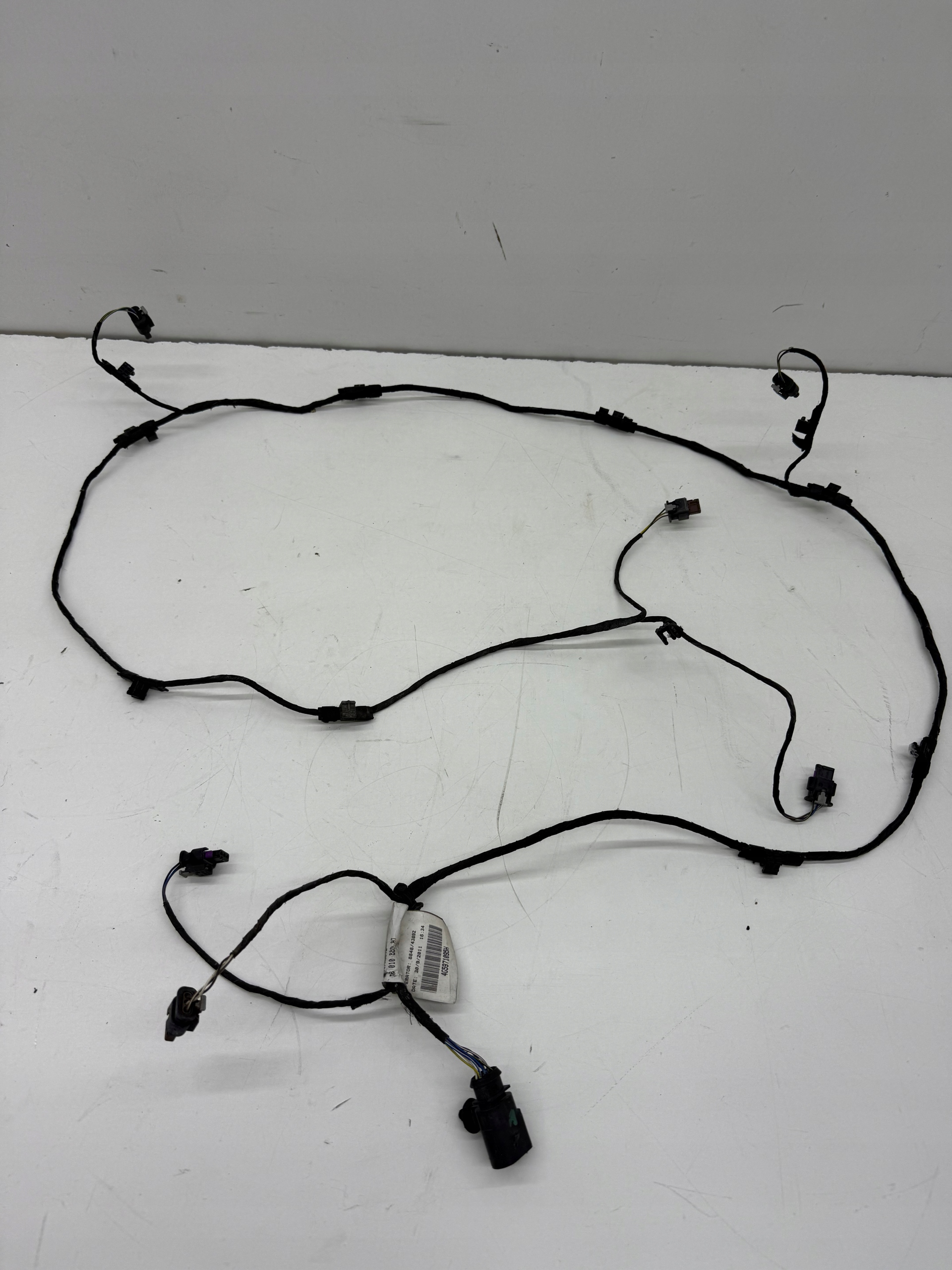 AUDI A6 C7 bundle wiring electrical czujnikow of the parking front 6X PDC