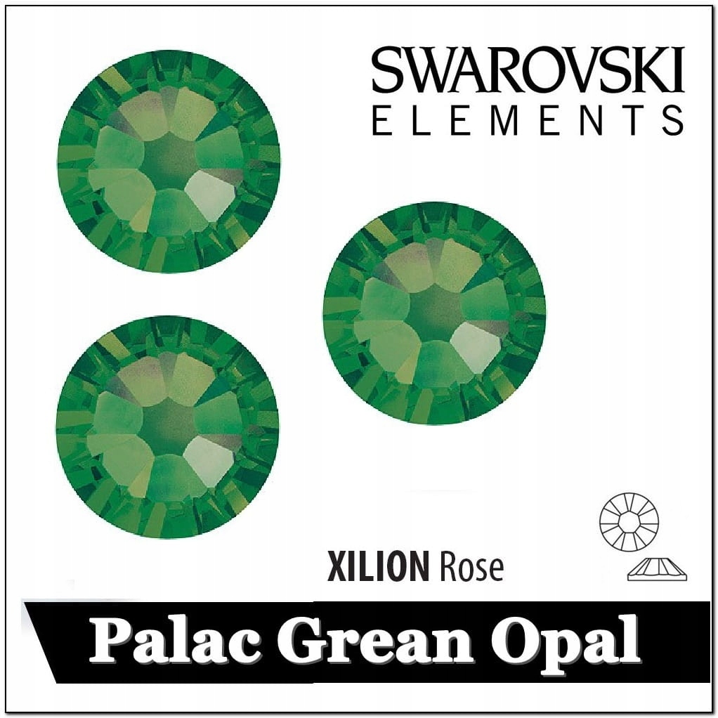 50 X Palac Green Opal Oryginalne Cyrkonie Smust