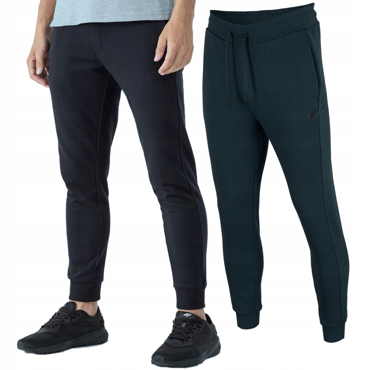 

Spodnie Dresy Męskie 4F Joggery Slim Bawełniane