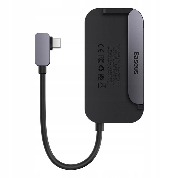 BASEUS ADAPTER HUB USB-C DO USB3.0, HDMI 4K, AUX, SD/TF, PD 100W DO IPADA