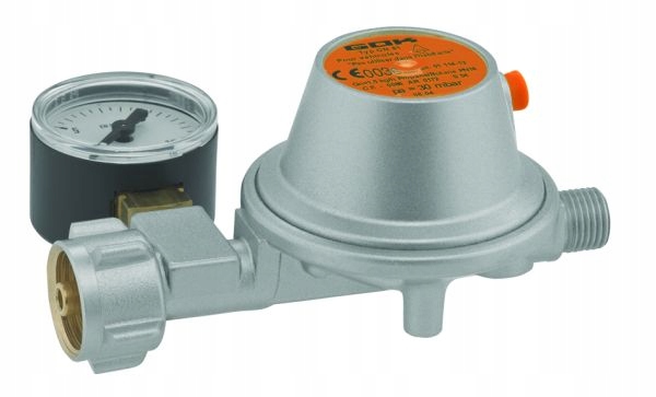 GO0111105 - Газовий редуктор для кемпера 50MB з манометром GOK