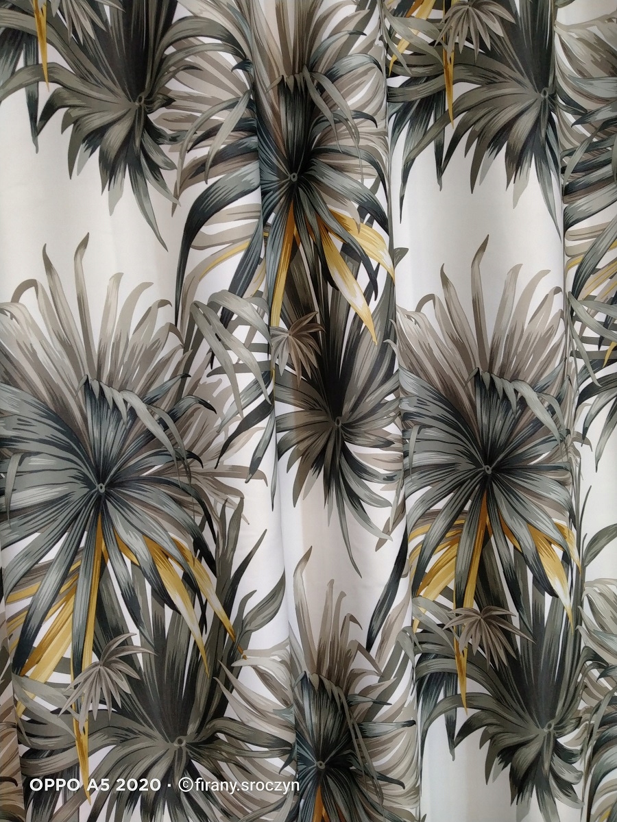 Zasłona 280 zaciemniająca TKANINA Hotel LIŚĆ Marka inna