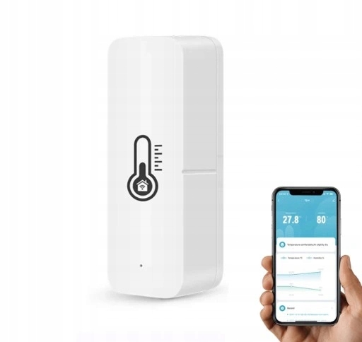 WIFI CYFROWY HIGROMETR TERMOMETR STACJA POGODY