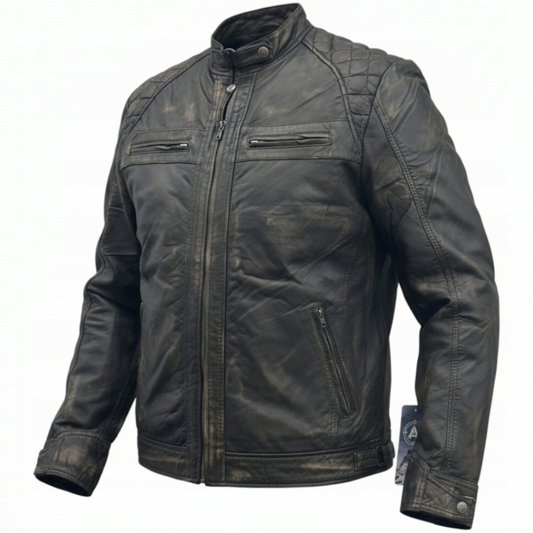 Kožená bunda ProSpeed Pánská přetíratelná Vintage Ovčí kůže 3XL