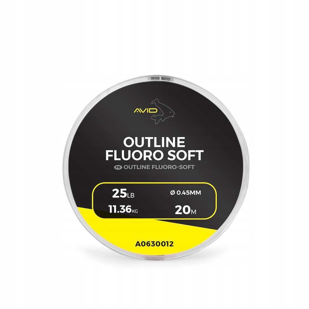 Avid Carp Outline Fluoro Soft 20lb 20m Fluorocarbon miękki