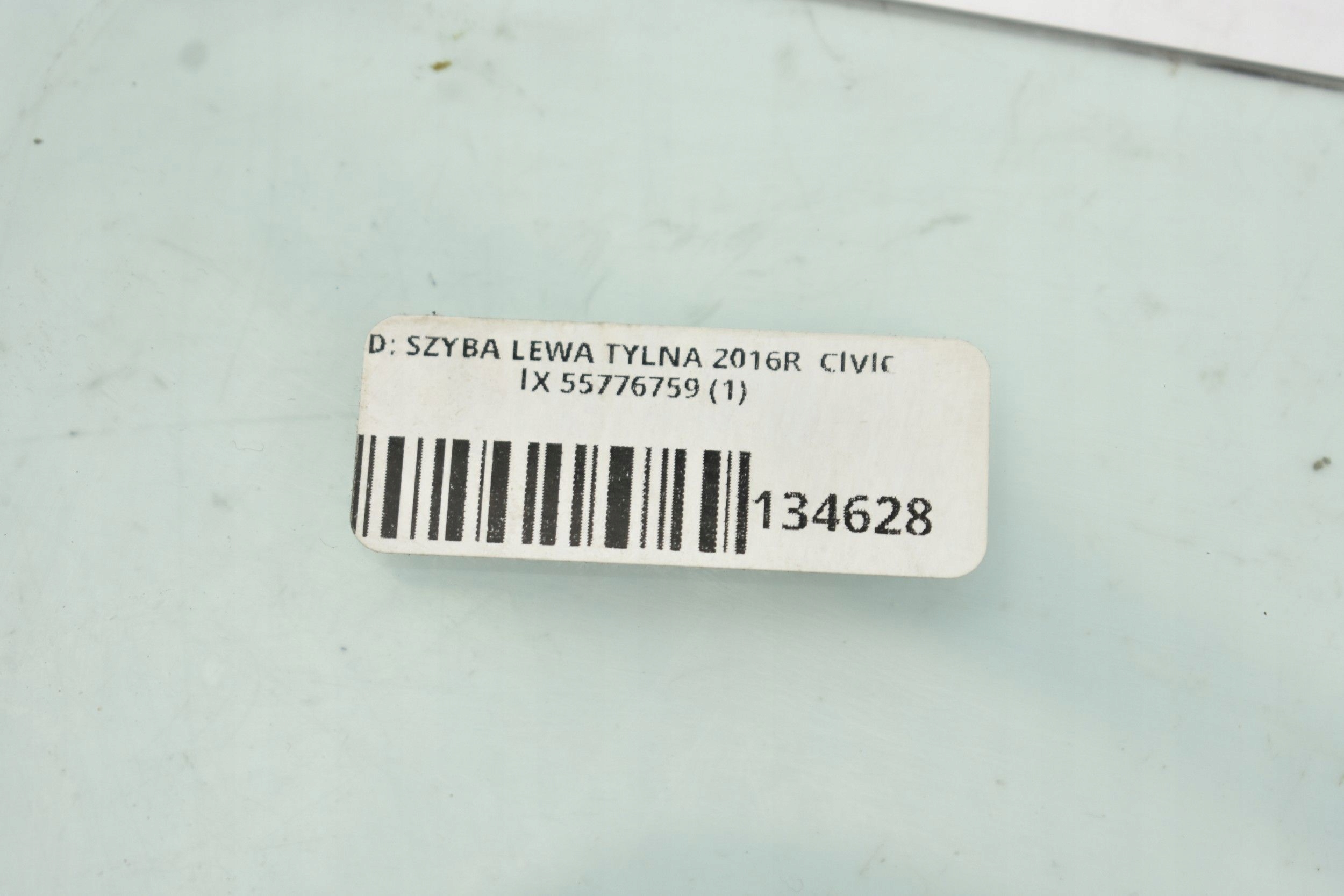 SZYBA DRZWI LEWY TYŁ HONDA CIVIC IX HB 2016 Producent części Honda OE