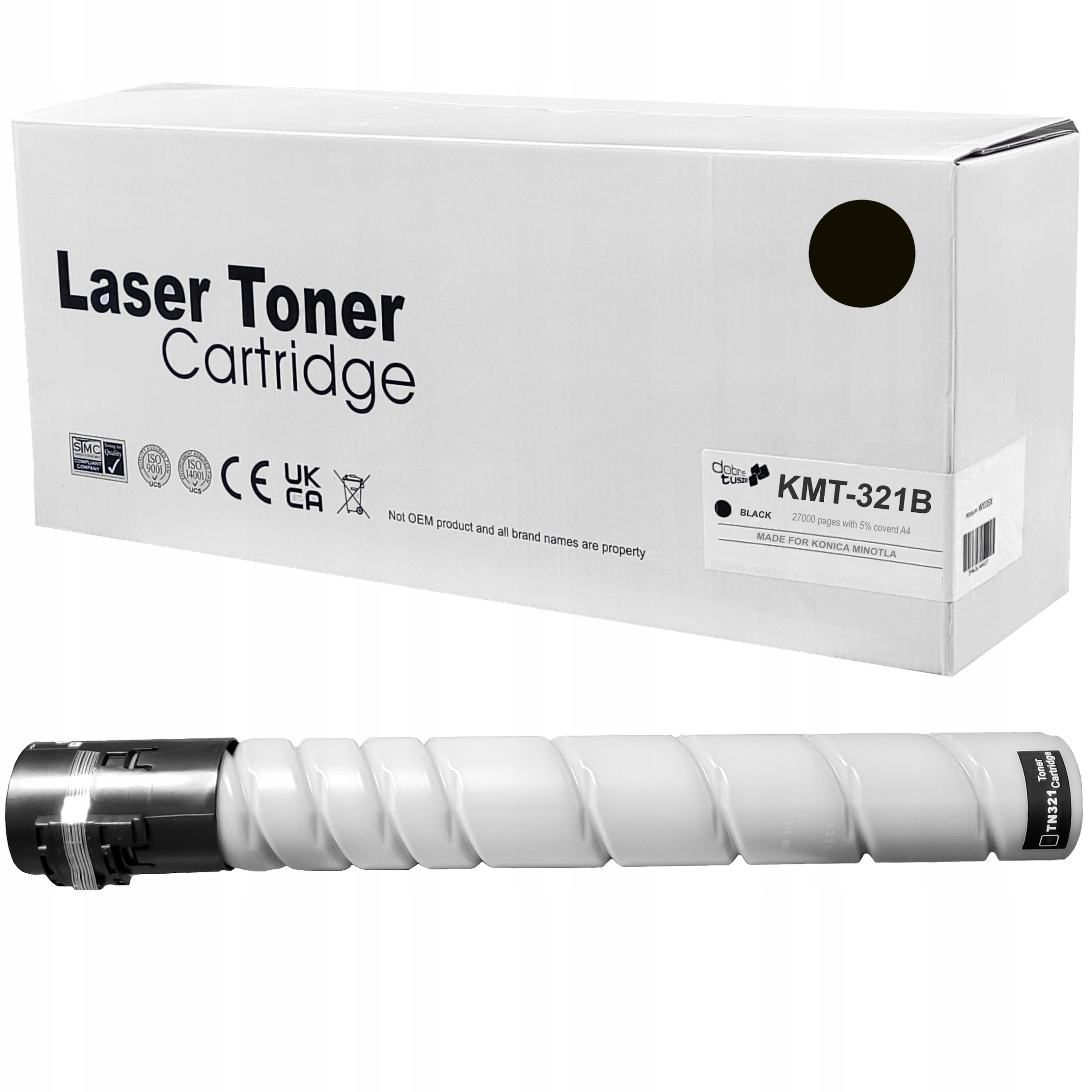 Toner Do Konica Minolta TN321K Bizhub C224 C284 C364 C224e C284e C364e