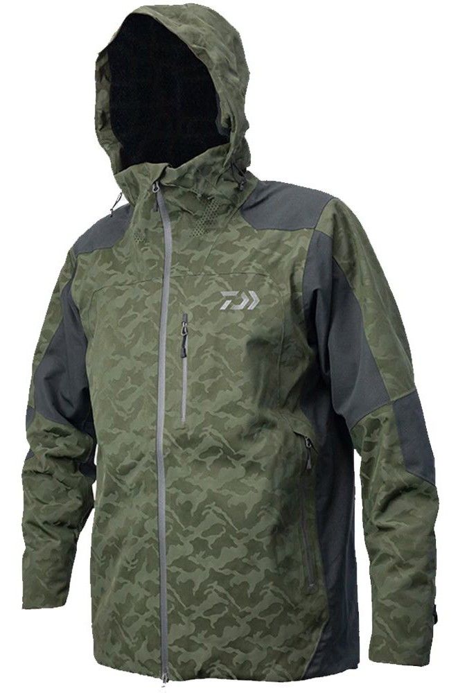 Kurtka Daiwa Rainmax Jacket Dark Olive 3XL Rozmiar: XXX-Large (XXXL)