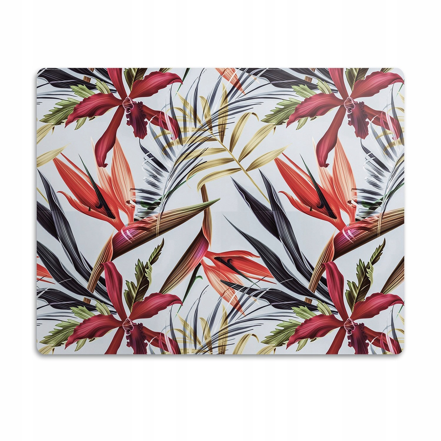 Levně Pod misku podložka pro psa Exotické květiny 90x60 cm