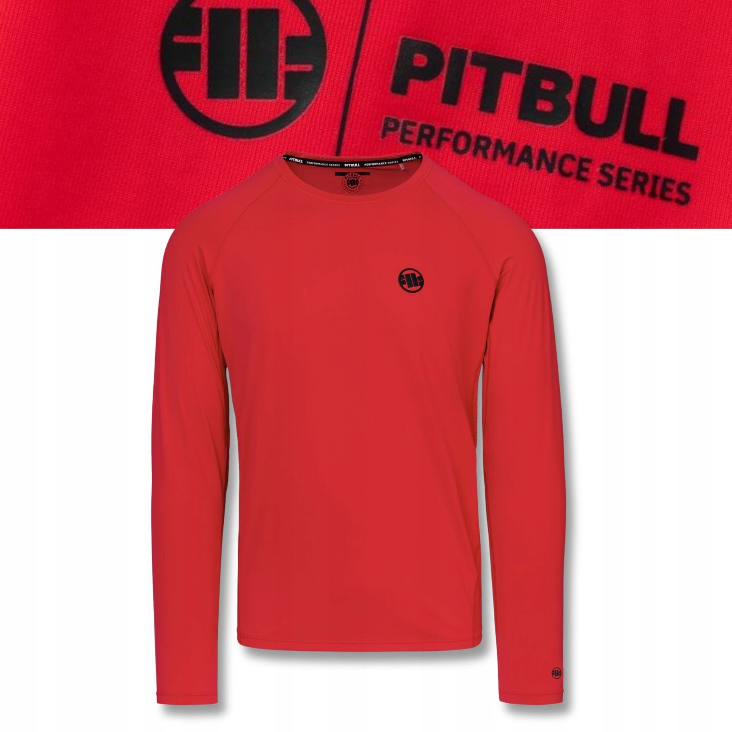 Męski Longsleeve sportowy Pitbull szybkoschnący oddychający Mesh Runway