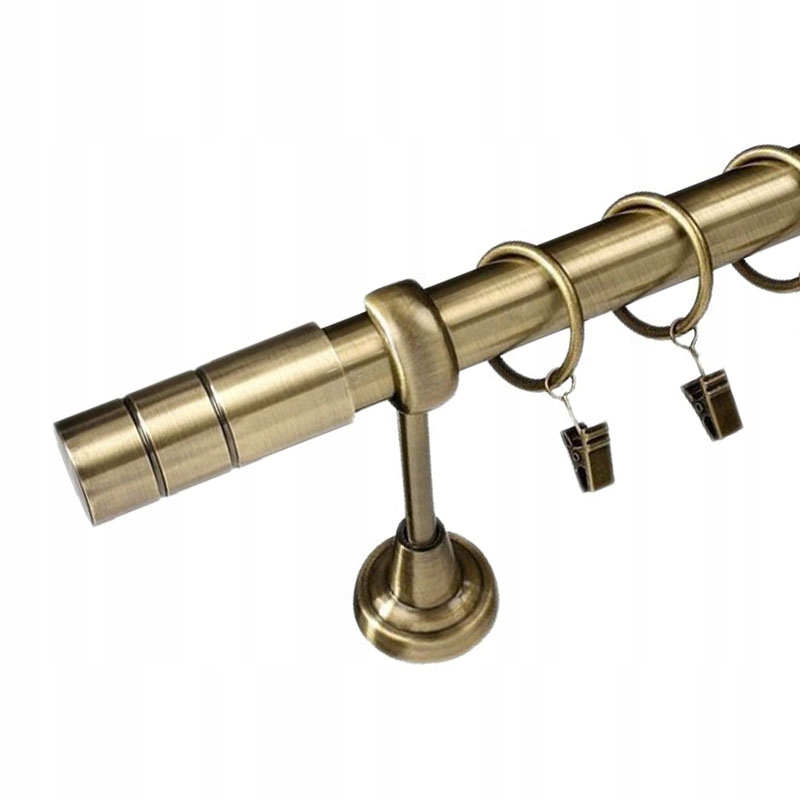 

Efektowny Karnisz złoty 350 cm 25 mm wytrzymały