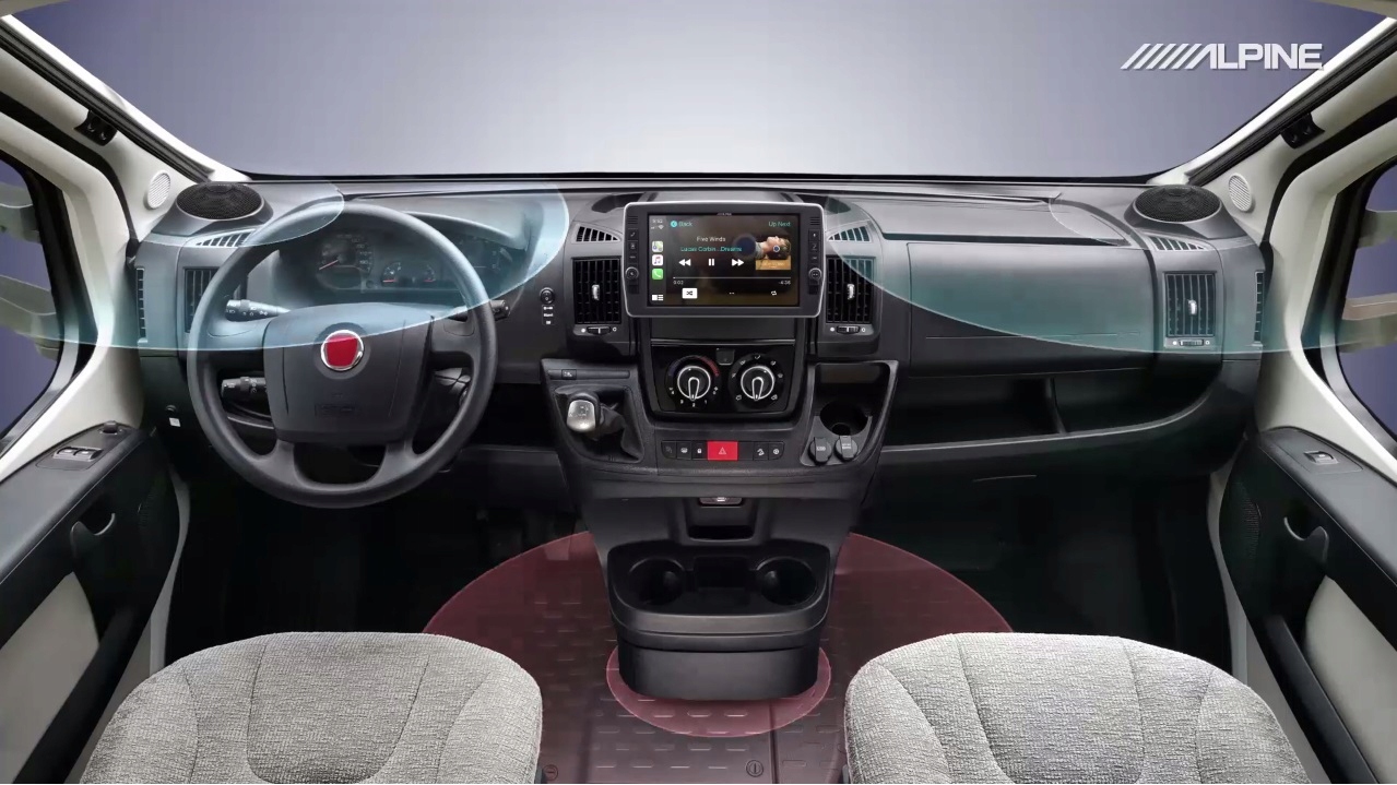 ALPINE SPC-R100-DU SYSTEM AUDIO PREMIUM DO KAMPERÓW DUCATO 3 I BOXER 2