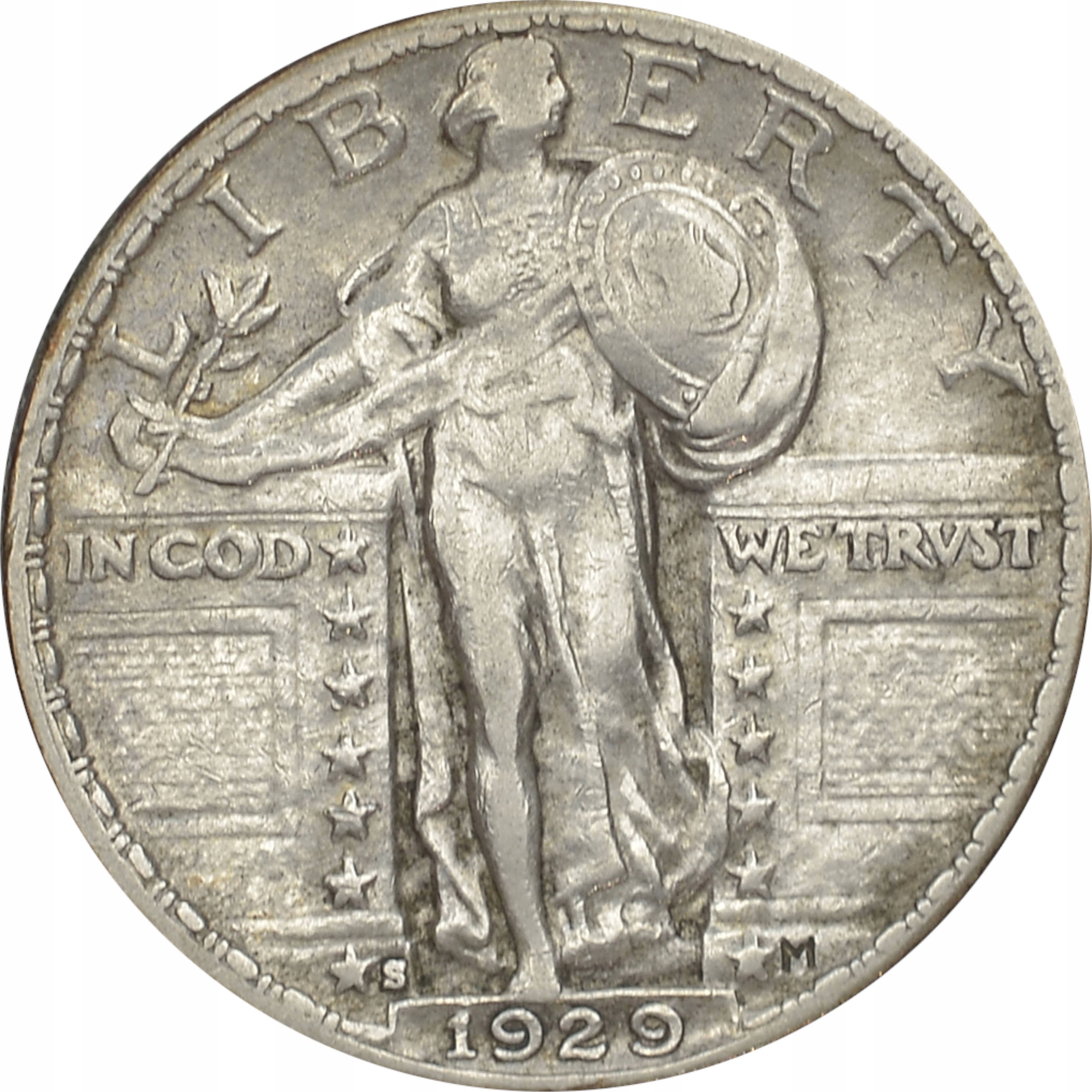 12.vv.USA, 1/4 DOLARA 1929 S