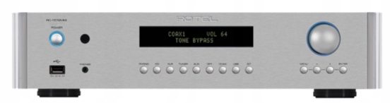 PRZEDWZMACNIACZ STEREO ROTEL RC-1572 MKII CONTROL AMPLIFIER 35W SREBRNY