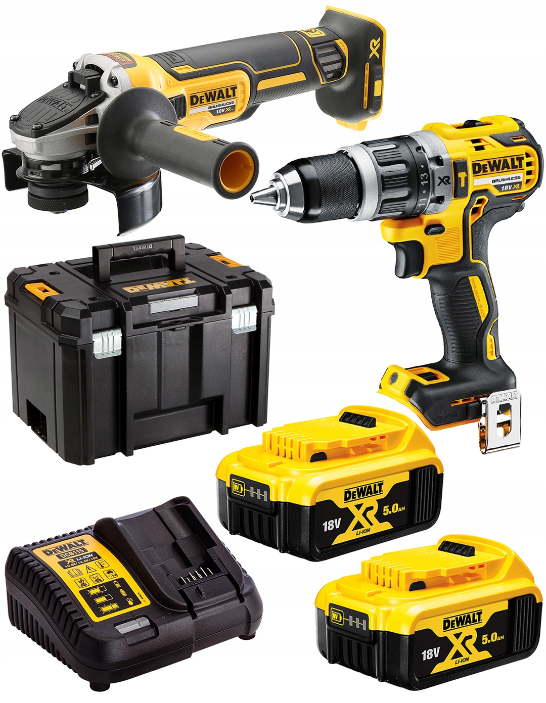 

DeWalt DCK280P2T wkrętarka udar szlifierka 2x5Ah