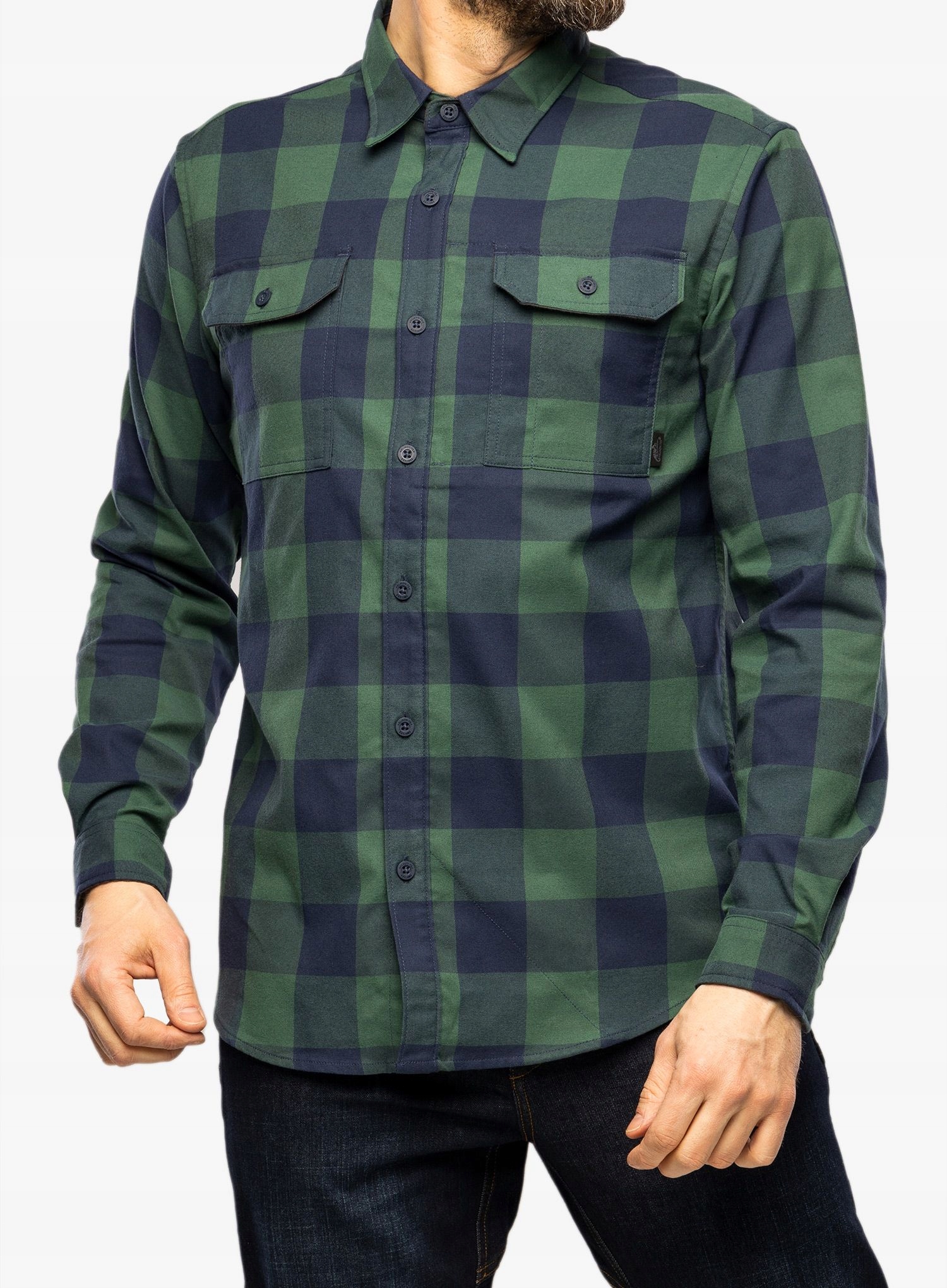 Košile Helikon-Tex Greyman Shirt moss green checkered XXL