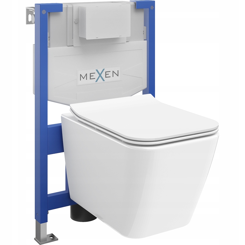 Zestaw podtynkowy wc stelaż Mexen Fenix Xs-f miska wc wisząca Cube