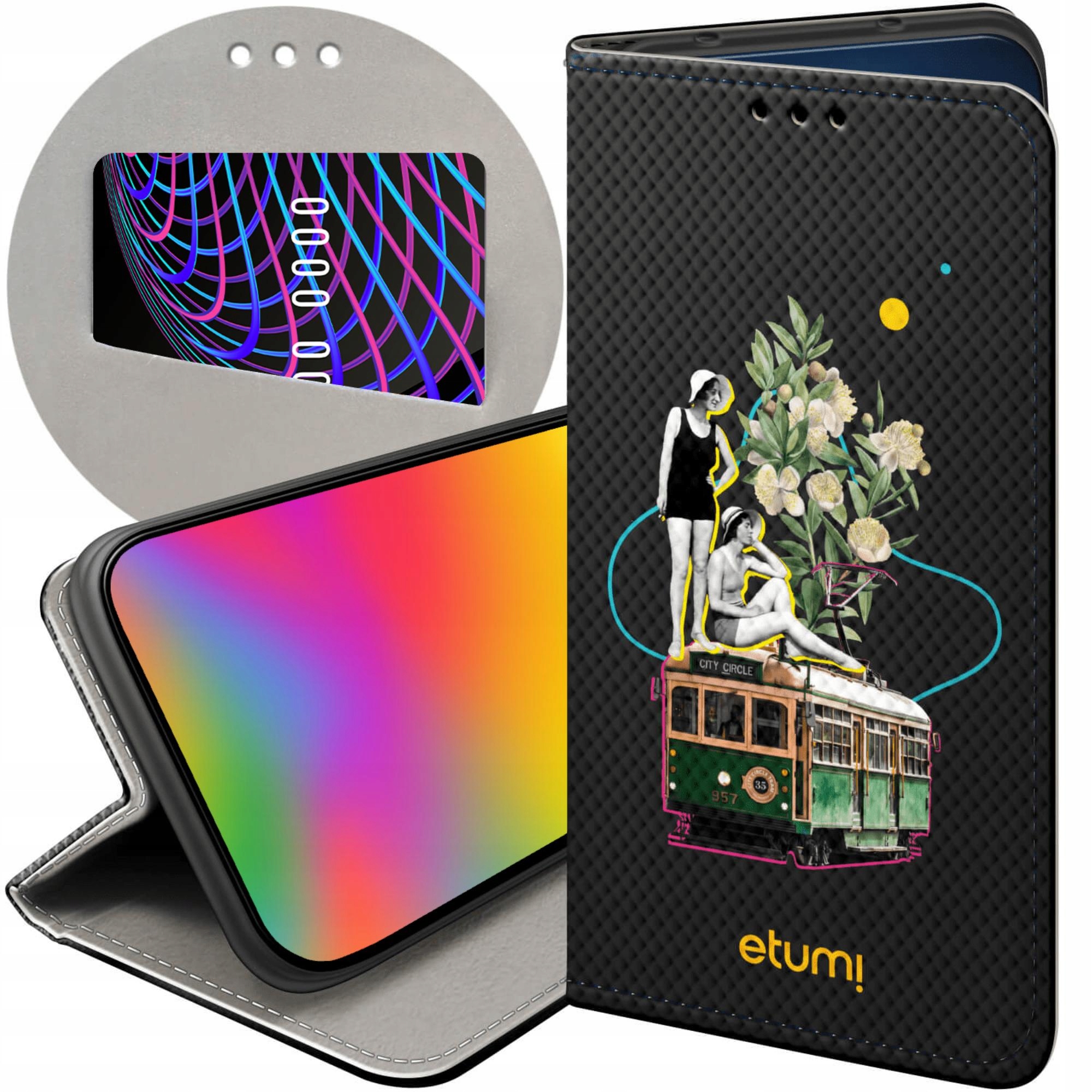 Etui Z Klapką Do Honor MAGIC7 Pro MIX Przeszłość Oryginalne Futerał