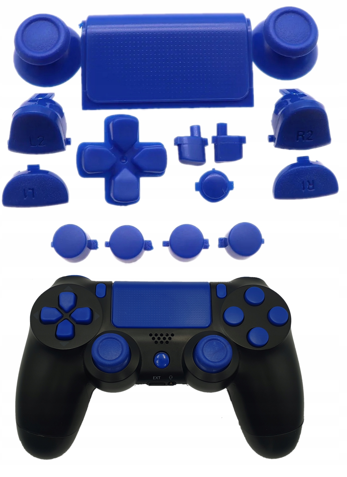 ZESTAW PRZYCISKÓW PRZYCISKI + GRZYBKI I ZAŚLEPKA DO PADA PS4 JDS 040 050