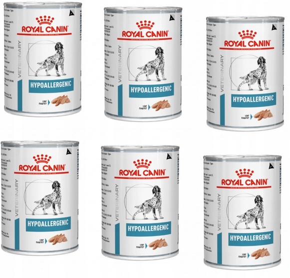 Royal Canin Hypoallergenic 6 x 400g puszka