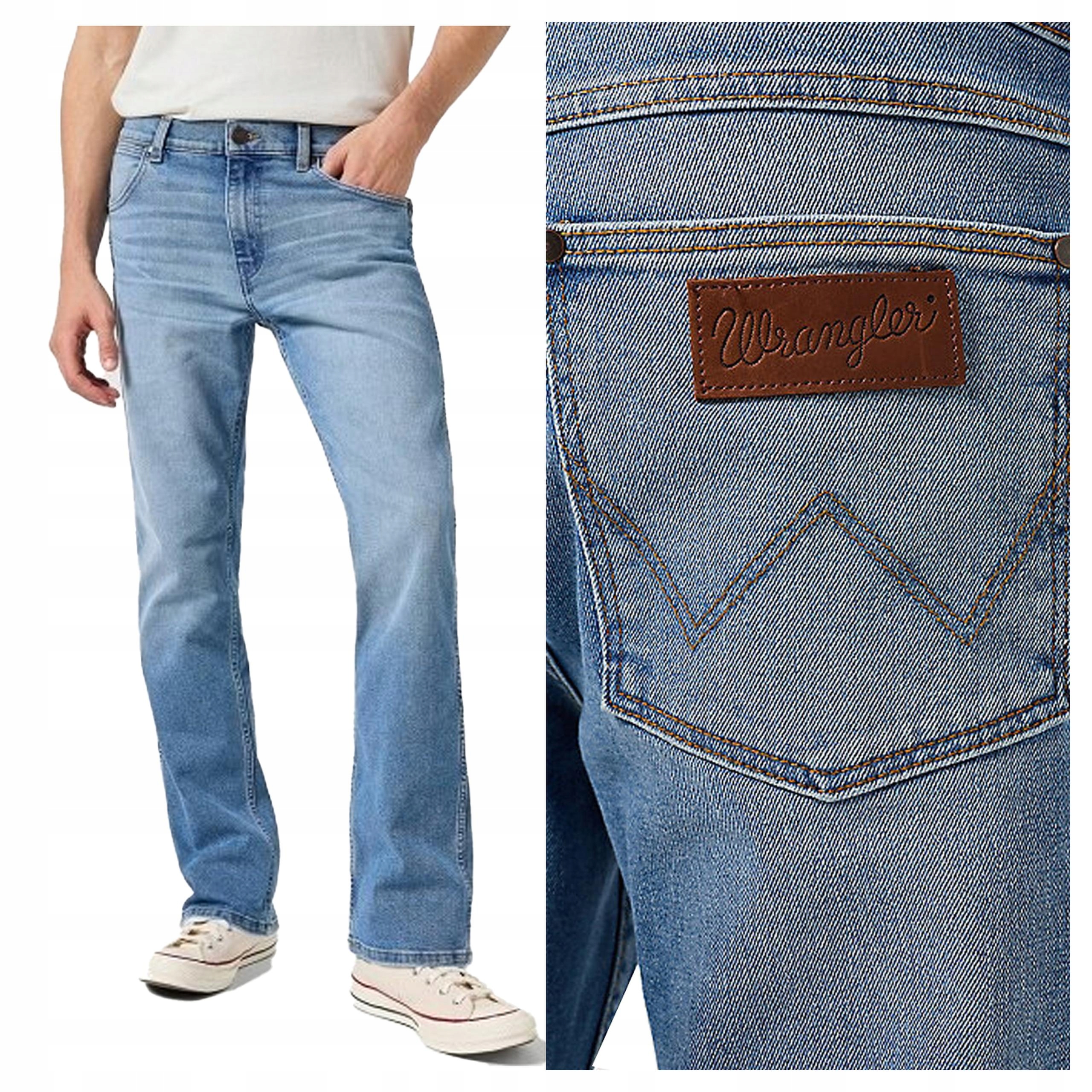 Pánské jednoduché džínové kalhoty Wrangler Horizon 36/32