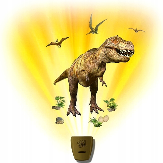 

Dinozaury Świecące Naklejki Na Ścianę 60CM Dźwięk!