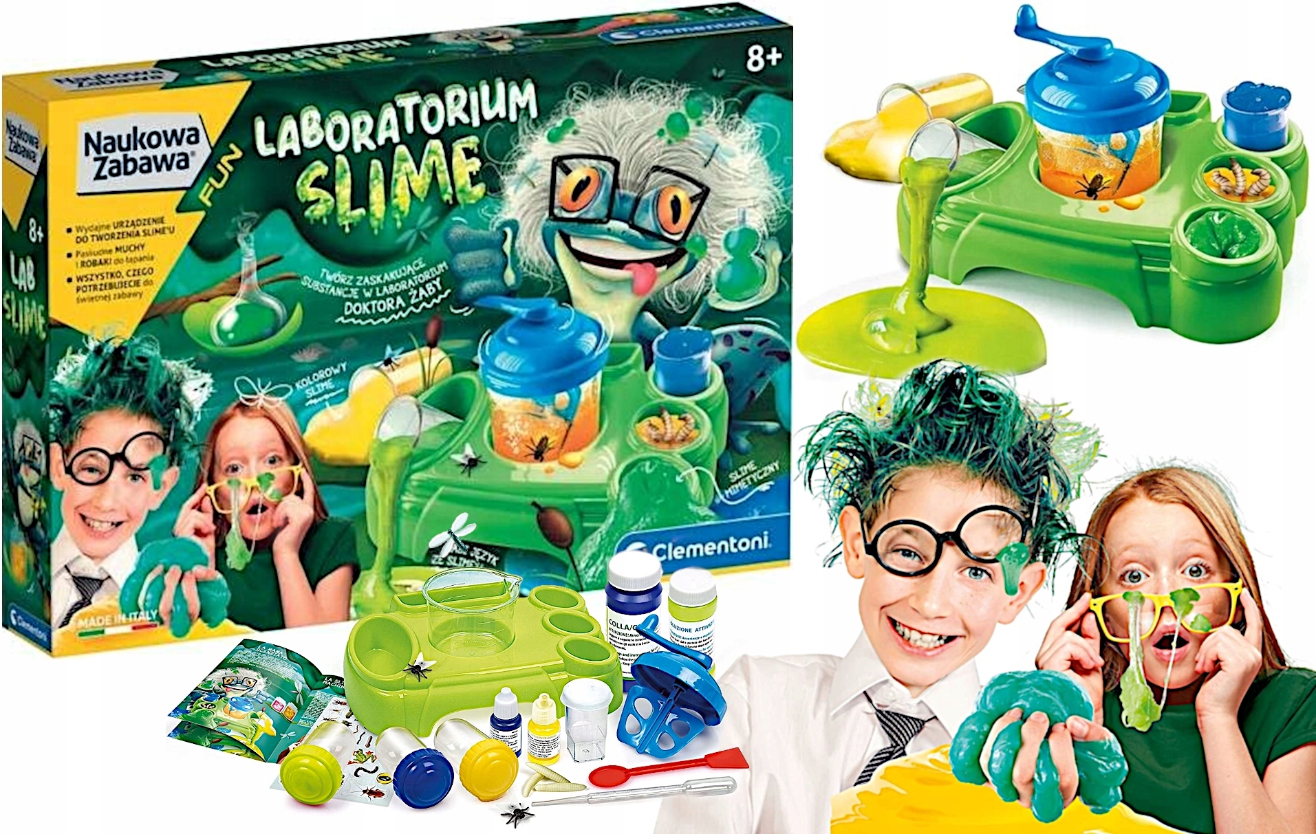 

Naukowa Zabawa Laboratorium Slime Kolorowe Gluty