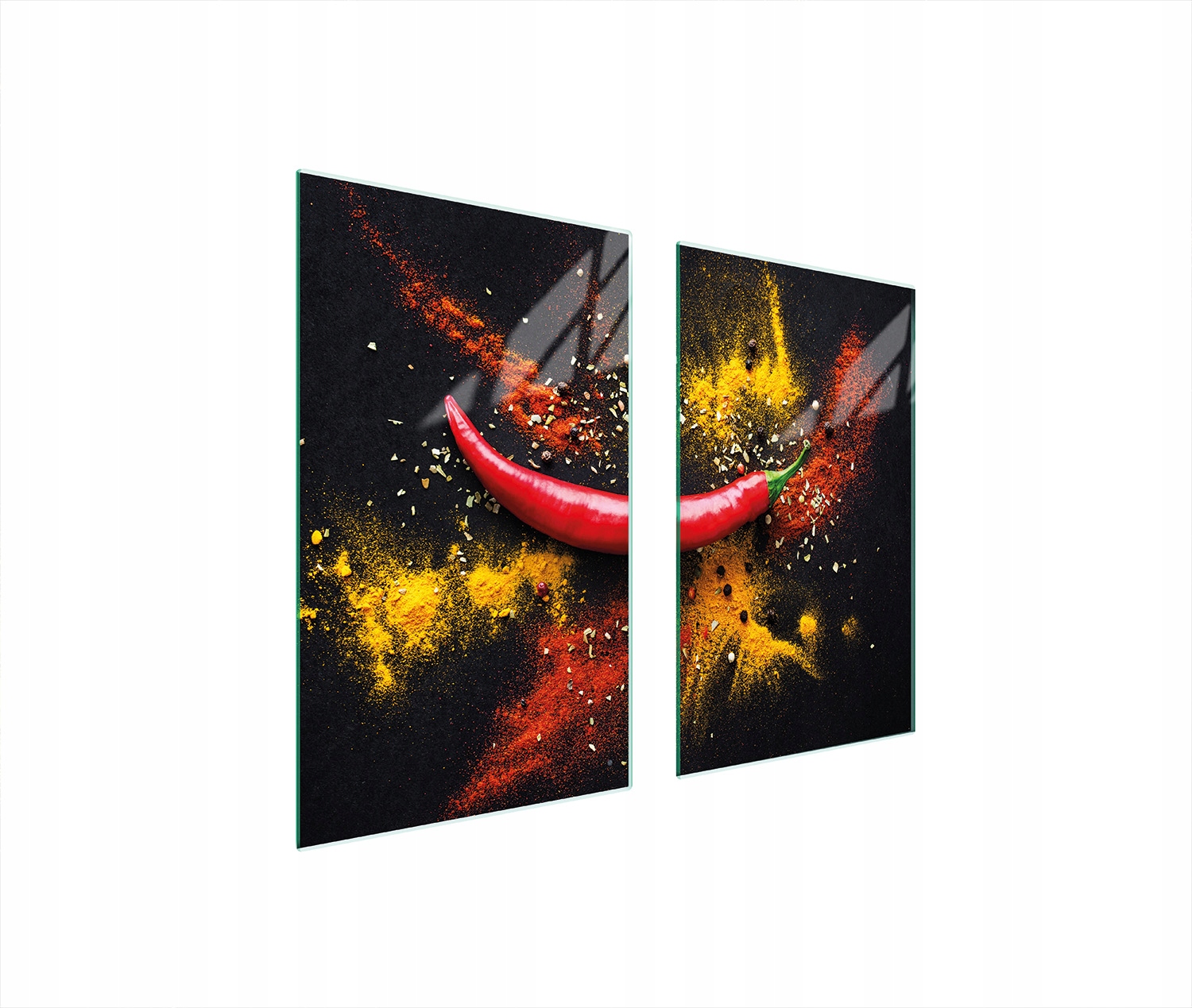 Ochranná Skleněná Deska Na Sporák 75x52 Chilli Tvrzené Sklo