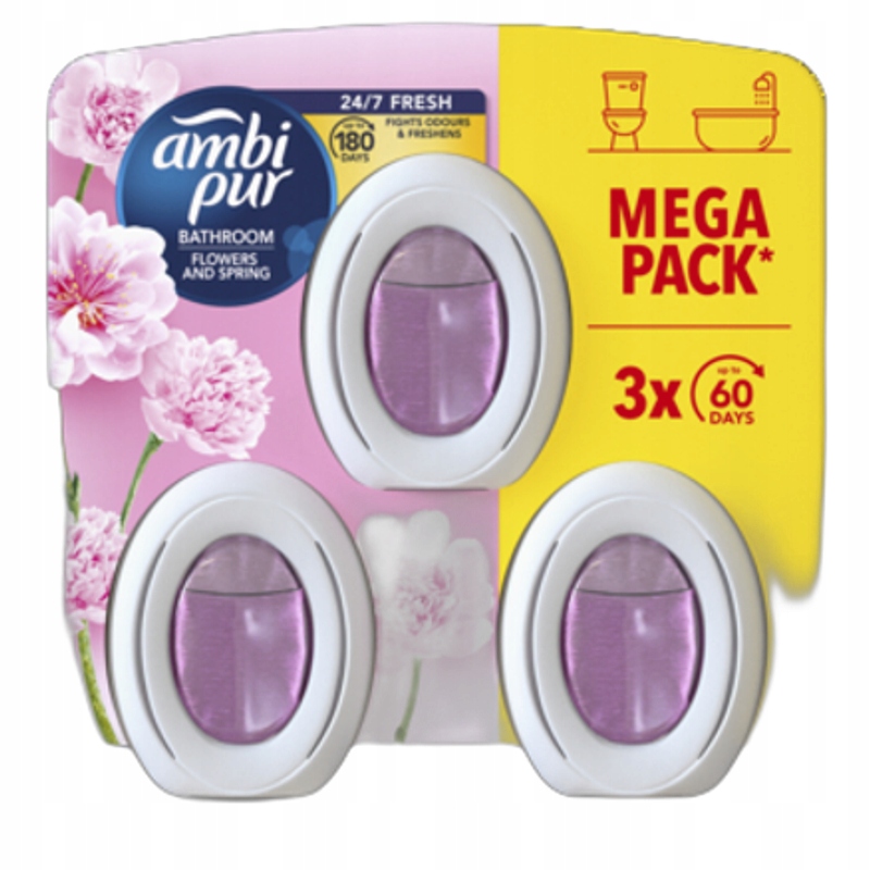 Ambi Pur Koupelna Morning Dew Osvěžovač vzduchu 3 x 8 ml