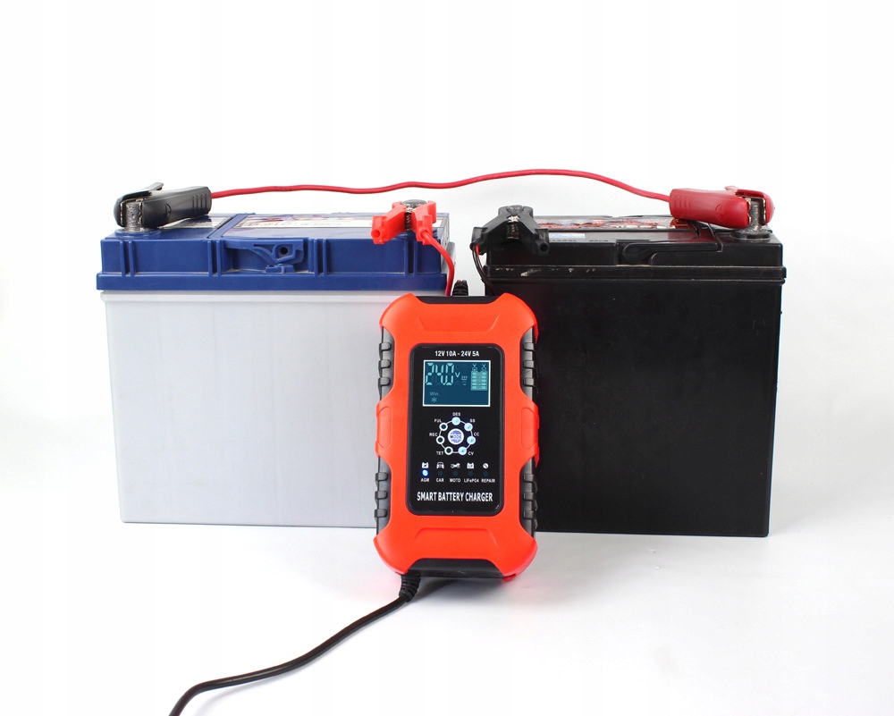 Prostownik z odsiarczaniem SMART 12V/24V 10A 5A Producent bez marki