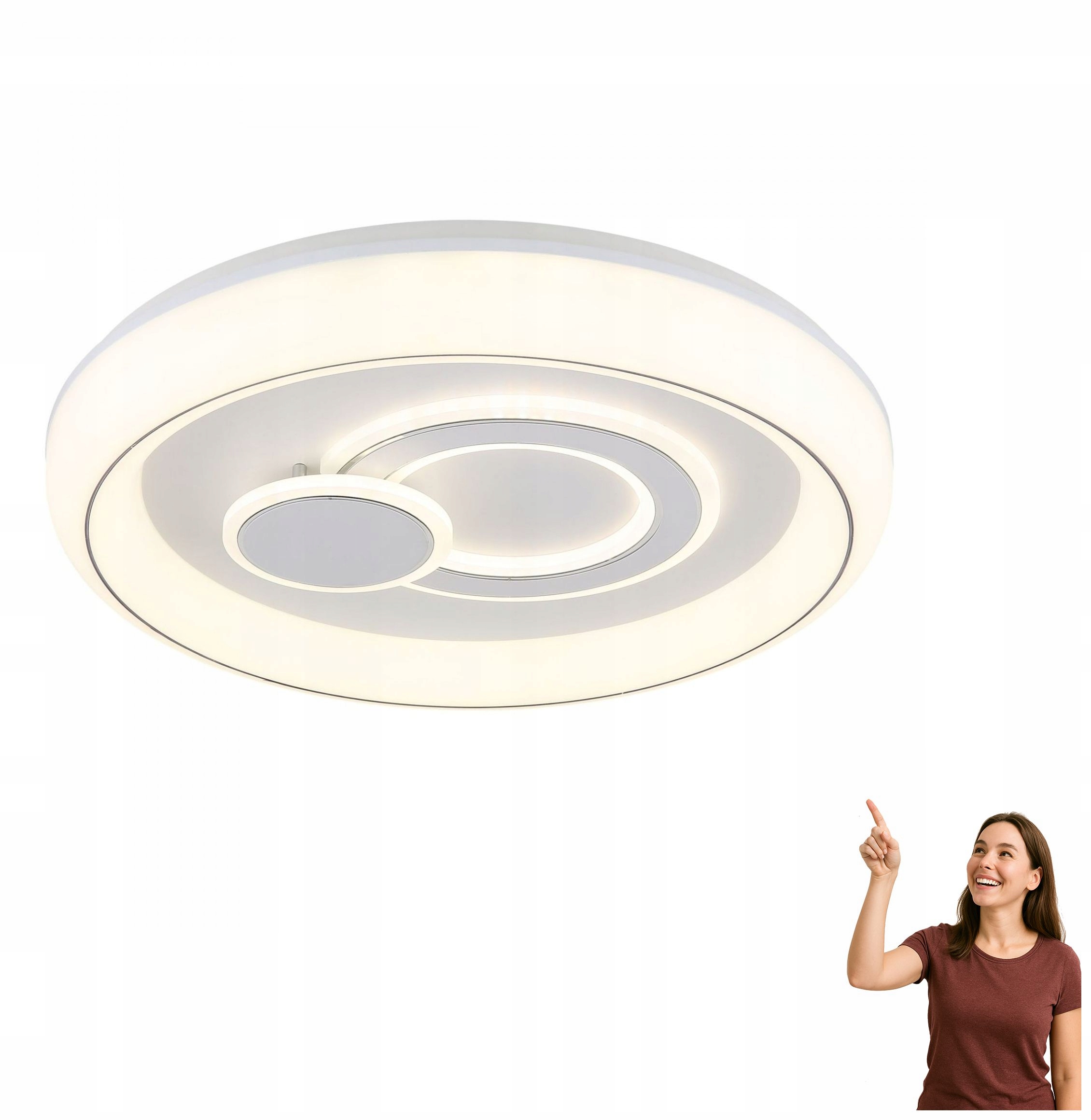 Led stropná lampa 48W Ruiz 48471 Globo