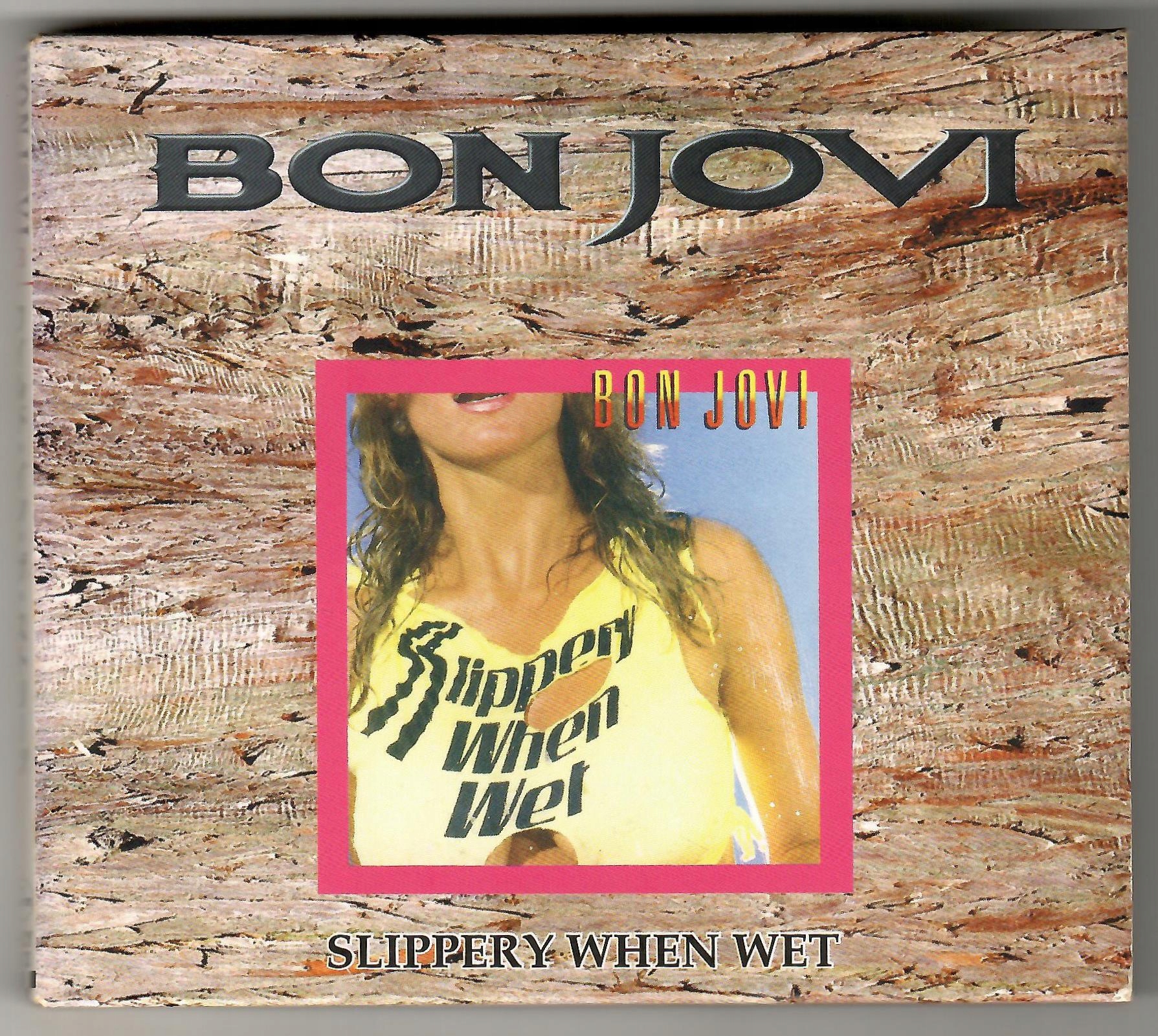 Bon Jovi Slippery When Wet サイン入り Bon Jovi Slippery When Wet - Niska cena na Allegro