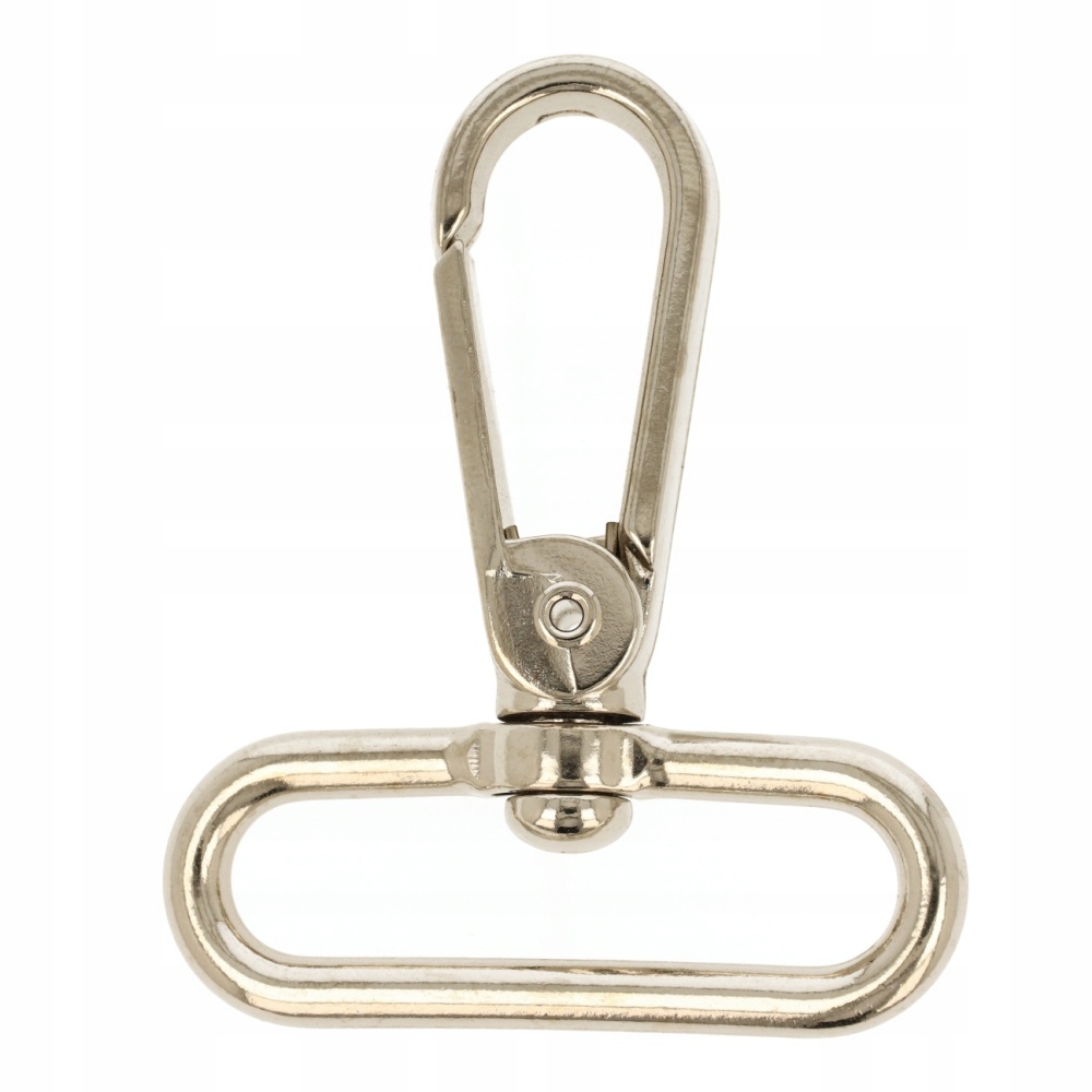 Karabina 40mm x 60mm Karabina Zapínání 10 Ks Stříbrná Nerezová Eu